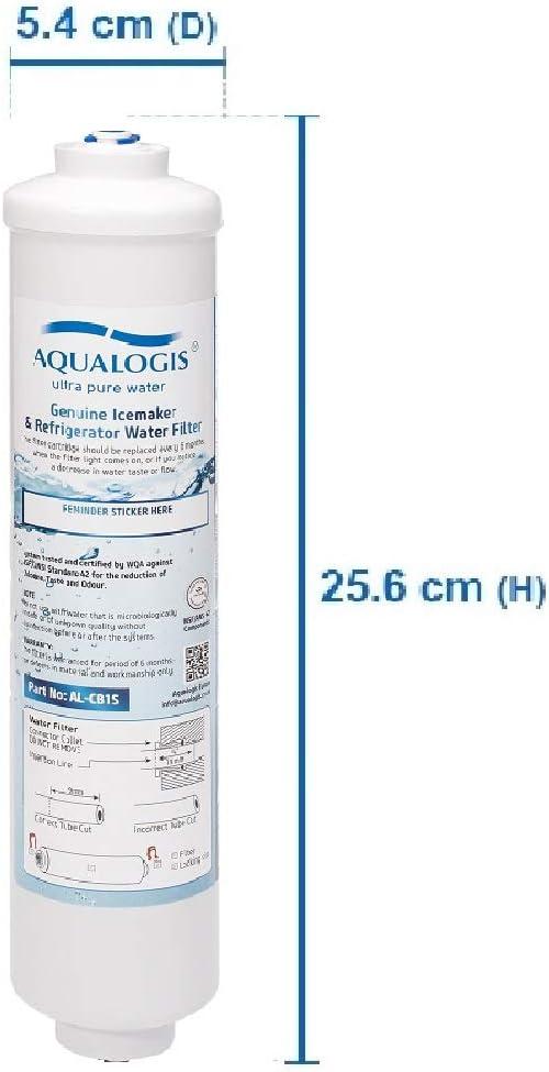 image:imageAqualogis ALCB1S Filtre compatible avec rfrigrateur Samsung LG DA2910105J HAFEX EXP WSF100 DA99 02131B EF9603 Externe 11