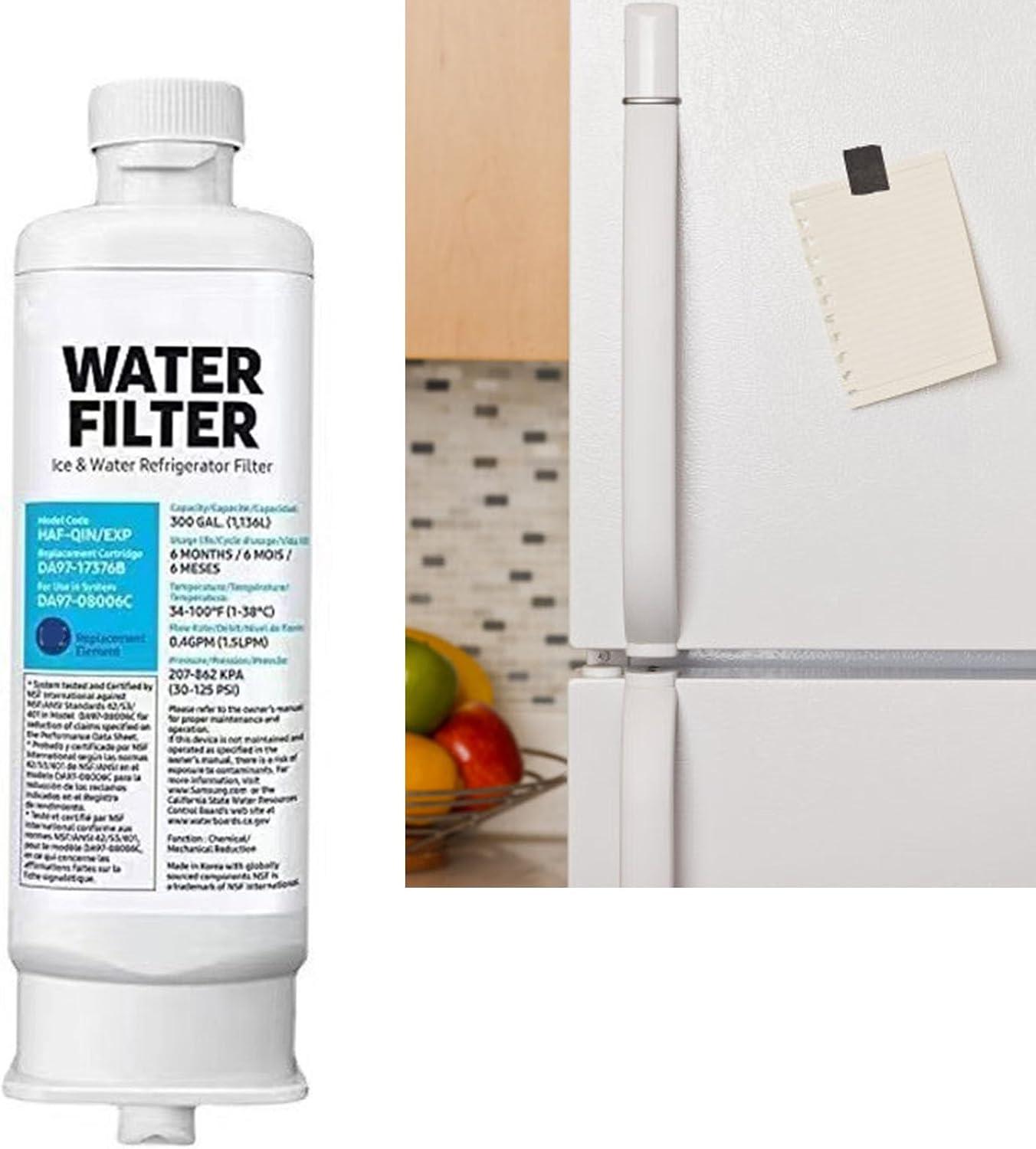 image:imageFiltres Authentiques pour LEau et la Glace du Rfrigrateur Filtre Eau du Rfrigrateur Filtration de Blocs de Carbone DA97 17376B Proof de Fuite Fridge Fridge Water Filtre