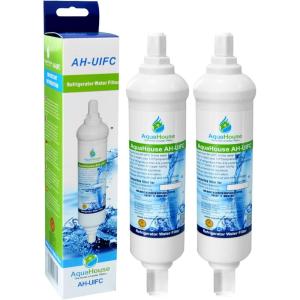 2x AH-UIFC filtre à eau pour réfrigérateur compatible avec LG et Hotpoint et Daewoo BL9808, 3890JC2990A, 5231JA2012B, 5231JA2012A DD-7098 – avec des connexions à vis
