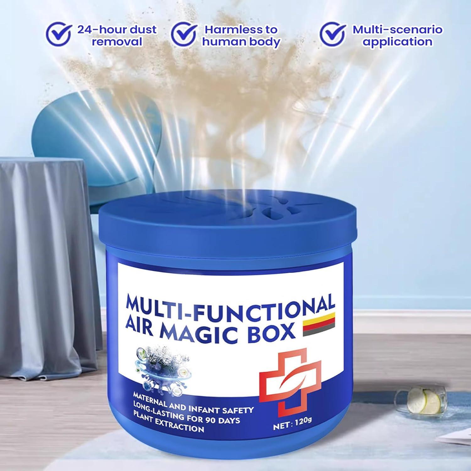 image:imageAir Magic Box Bote de Purification AntiPoussireliminateur dOdeurs Naturel 2 Pices Purificateur dAir AntiPoussire pour Salon Bureau Cuisine Appartement et Maison