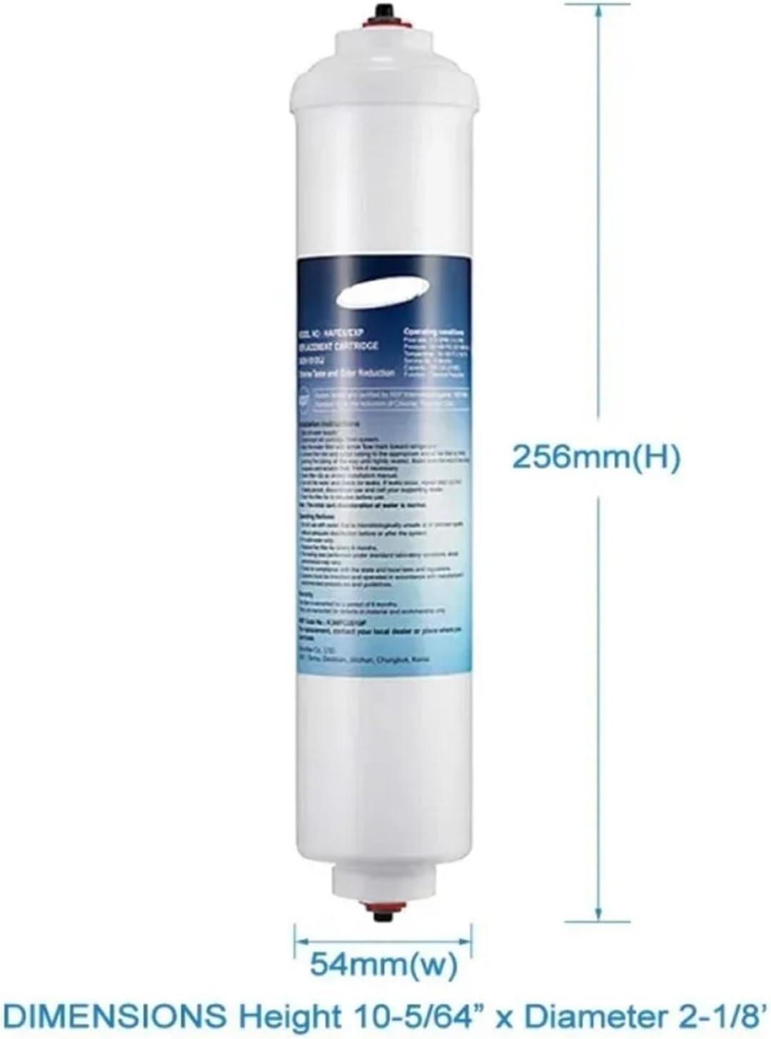 image:imageFiltre Eau For Rfrigrateur YHNNH Compatible Avec Samsung DA2910105J WSF100 AquaPure Plus Compatible Avec LG 5231JA2010B GE GXRTQR 2pcs