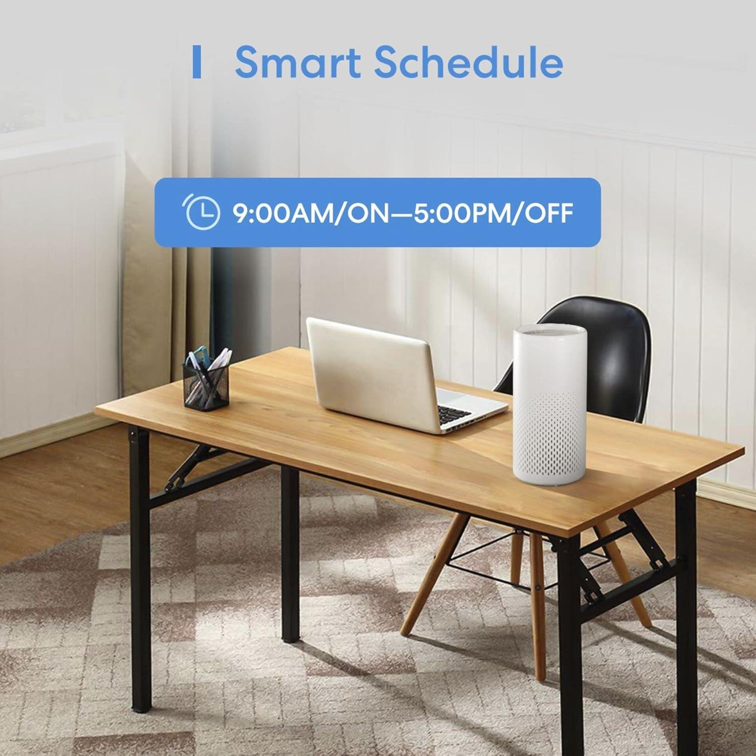 image:imageMeross Purificateur dAir Connect Compatible avec HomeKit Alexa et Google Home Purificateur dAir contre 9997 des Odeurs de Pollen et de Poussire Silencieux 24dB CADR 160m3h jusqu 19m2