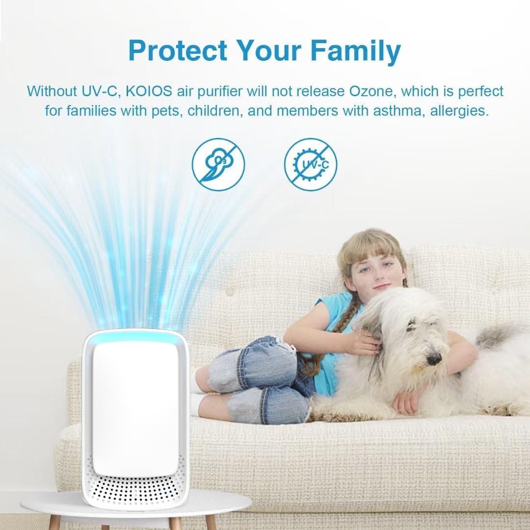 image:imageMini purificateur dair Portable Air Purifier Plugin Negative Ion Purifier 3 modes Purifier les Odeurs Filtre la Fume Odeurs pour ChambreMaisonSalon2 Pack