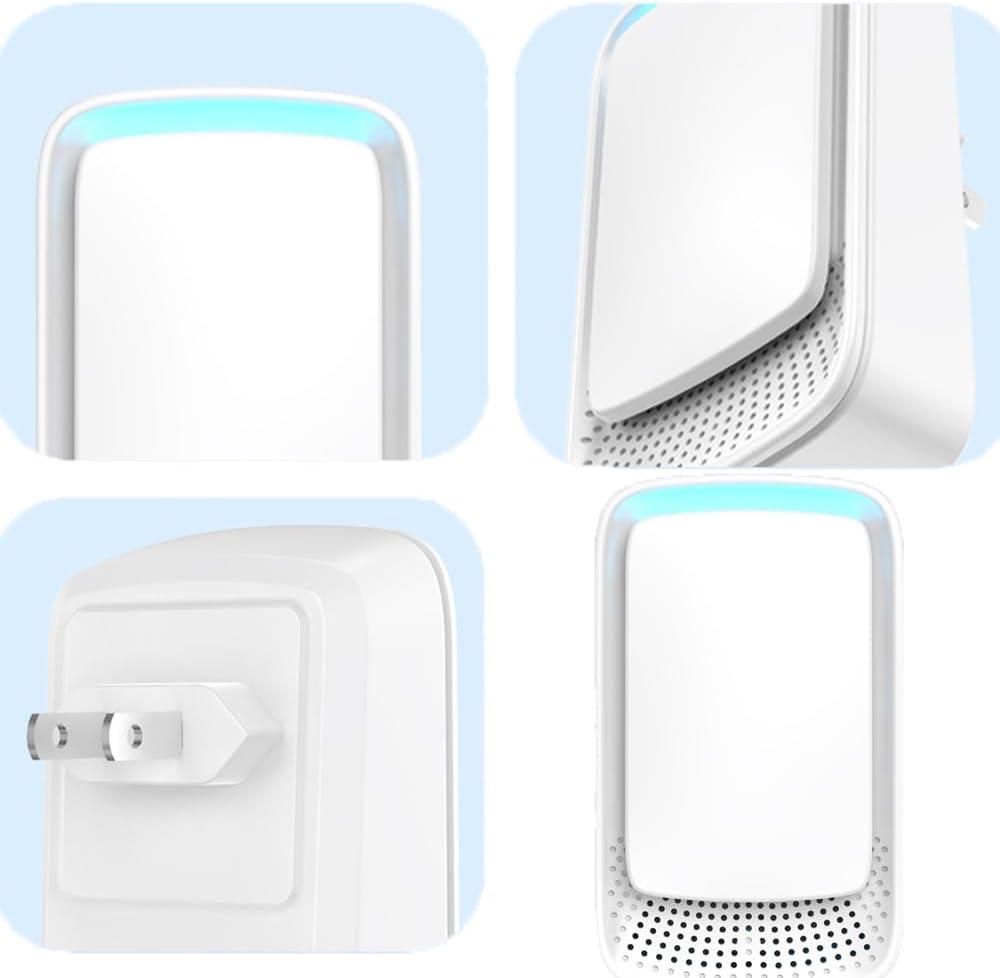 image:imageMini purificateur dair Portable Air Purifier Plugin Negative Ion Purifier 3 modes Purifier les Odeurs Filtre la Fume Odeurs pour ChambreMaisonSalon2 Pack