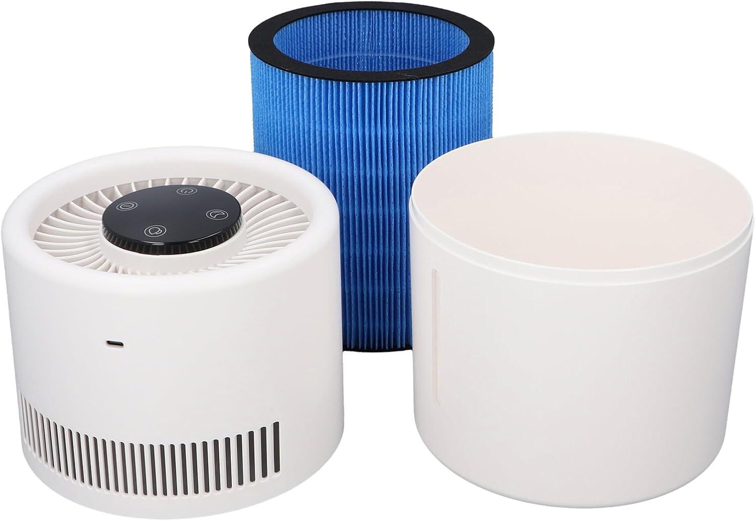 image:imagePurificateur Dair et Humidificateur 2 en 1 Fonctionnement Silencieux Rservoir Deau de 4 L Purificateur Dair de Bureau Double Fonction adapt aux Chambres Coucher