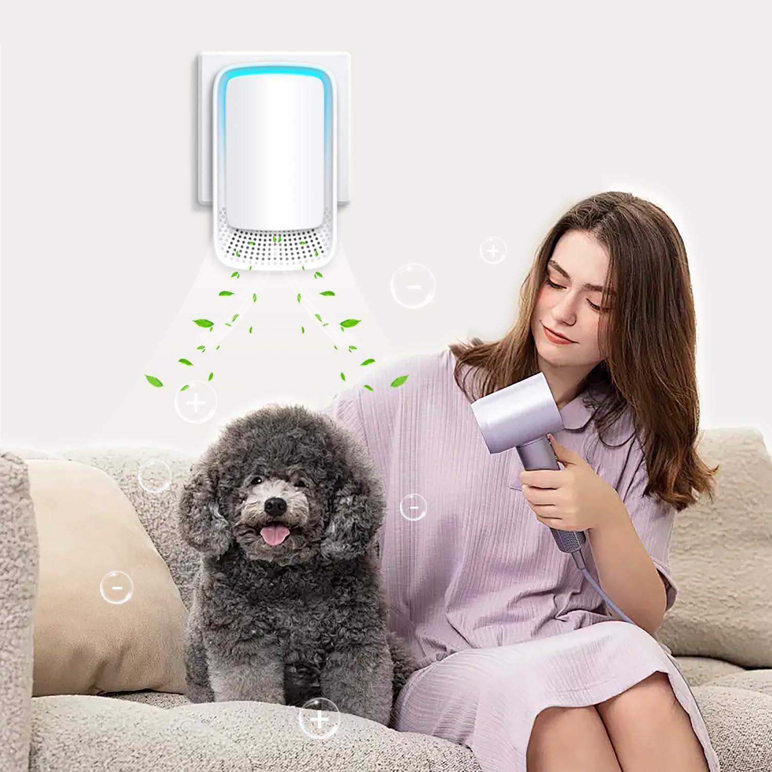 image:imagePurificateur dAir Dayear Mini Gnrateur dion Ngatif Plugin Negative Ion Purifier Purificateur Ioniseur dAir pour ChambreMaisonSalonChambre dAnimaux Purifier les Odeurs 1 Pcs