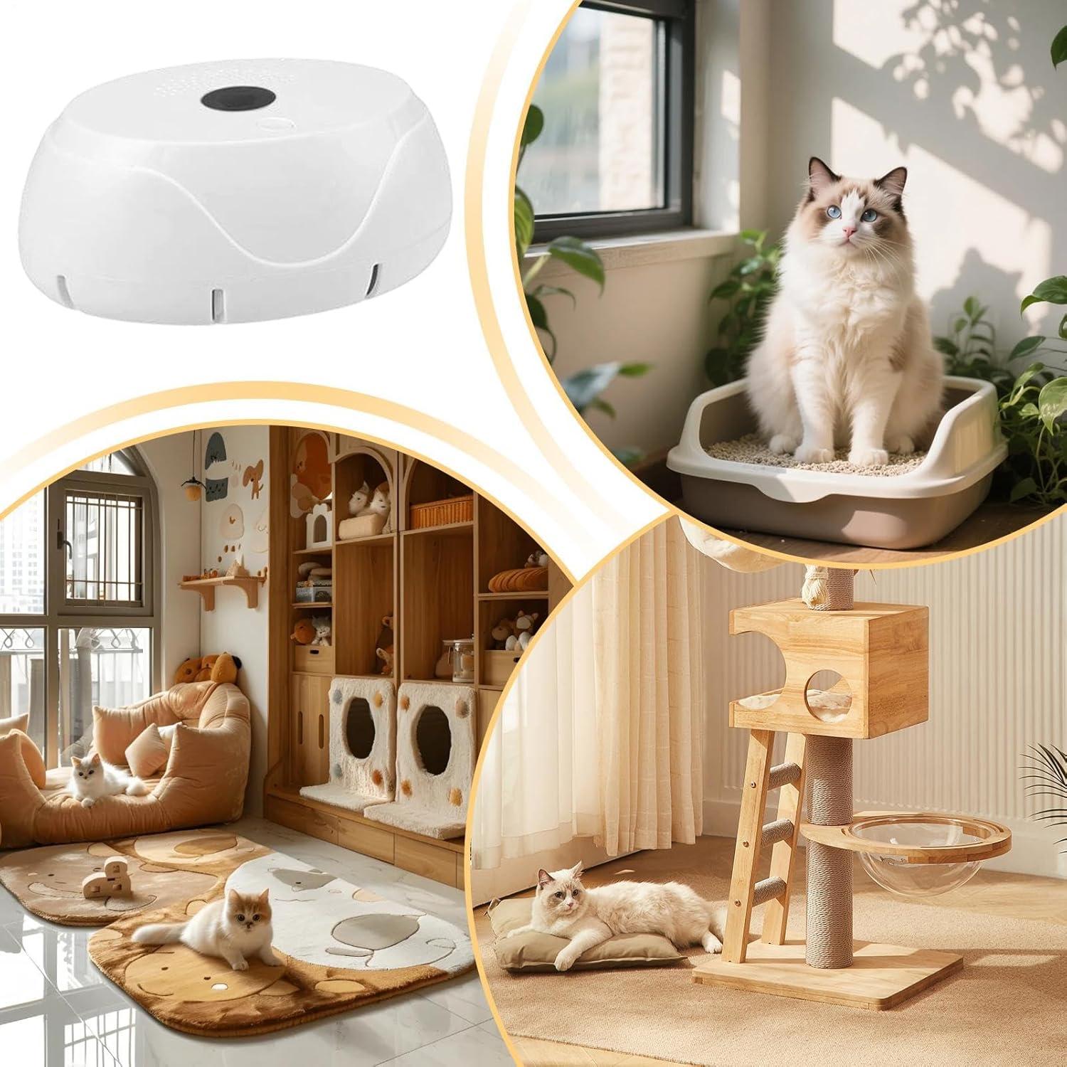 image:imagePurificateur dAir pour Animaux de Compagnie liminateur dOdeurs Rechargeable 3 Modes liminateur dOdeurs pour Chats et Petits EspacesPour Cuisine Bureau Dortoir Salon Maison Entire