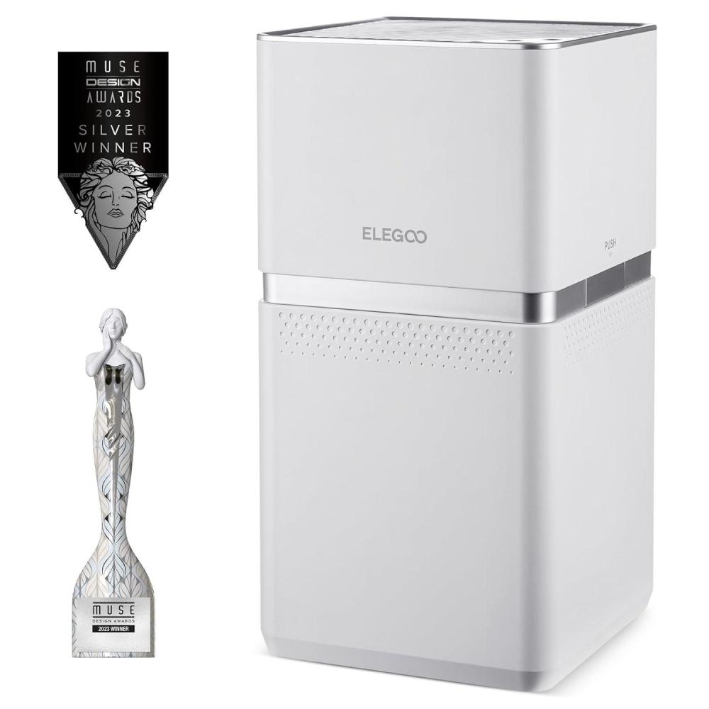 image:imageELEGOO Mini Purificateur dair avec Filtre charbon actif pour Impression 3D rsine par Imprimante 3D LCDDLPMSLA Lot de 2Mars Mate