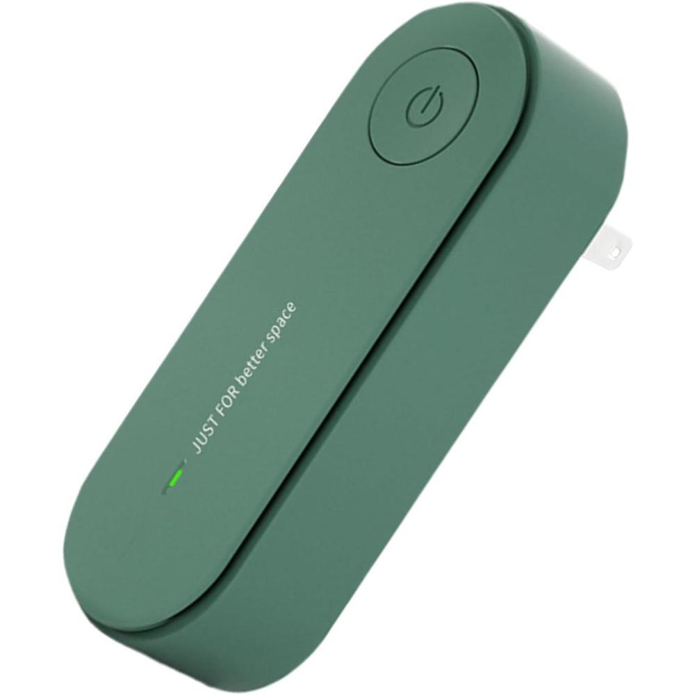 image:imagePurificateur Dair Ioniseur Sur Prise Gnrateur Dions Ngatifsliminateur de Particules et Odeurs Silencieux Pour Salon Cuisine Chambre Salle de Bain Bureau AppartementVert