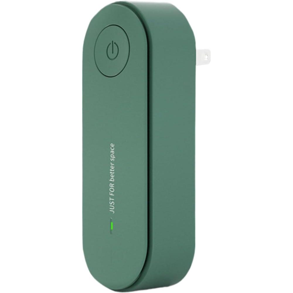 image:imagePurificateur Dair Ioniseur Sur Prise Purificateur dair ions ngatifs Filtre silencieux contre les particules et les odeurs pour salon chambre lieu de travail salle de bain dortoirVert