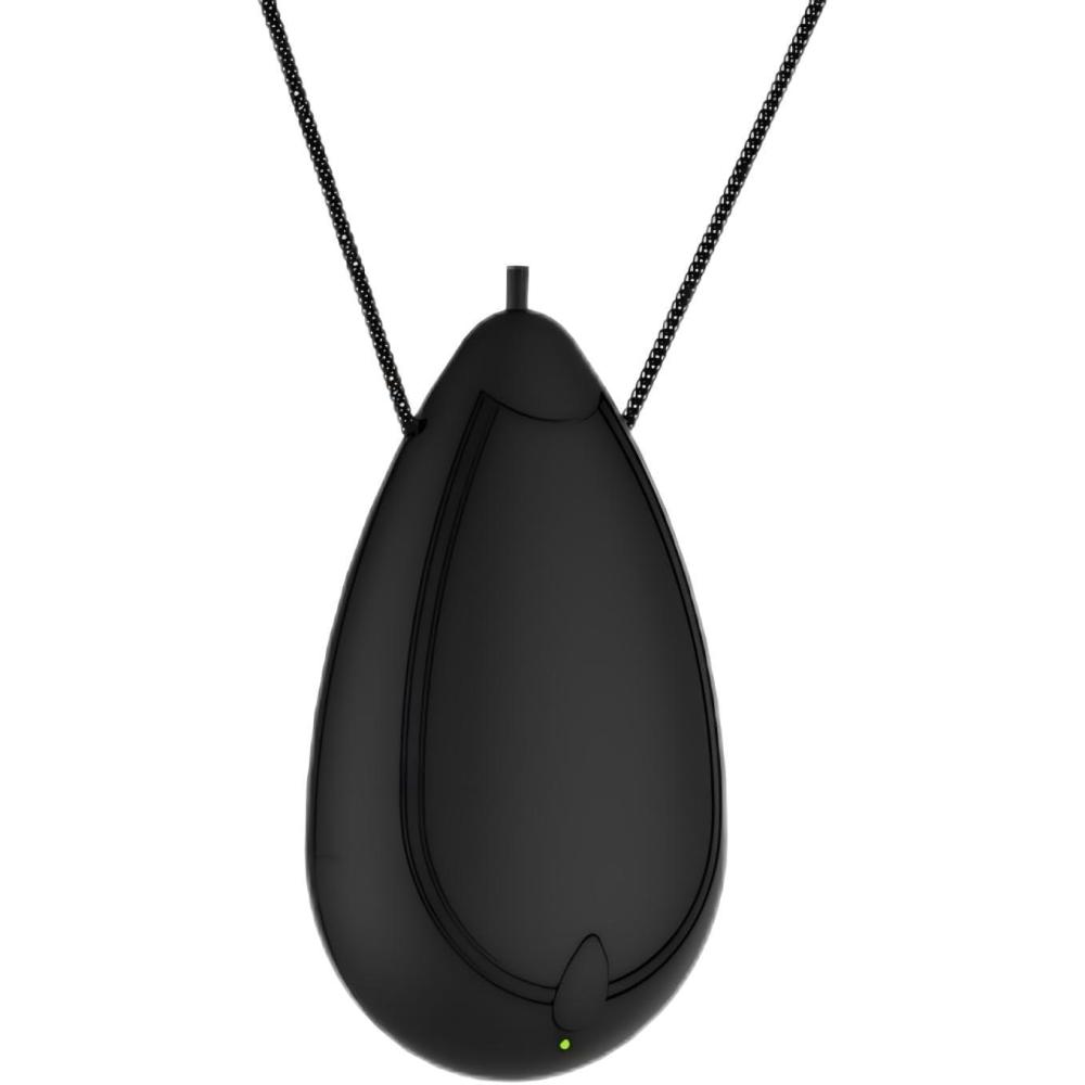 image:imagePurificateur dair portable collier purificateur dair personnel rechargeable mini ioniseur dair portable limine le pollen la fume la poussire pour lextrieur les voyagesNoir
