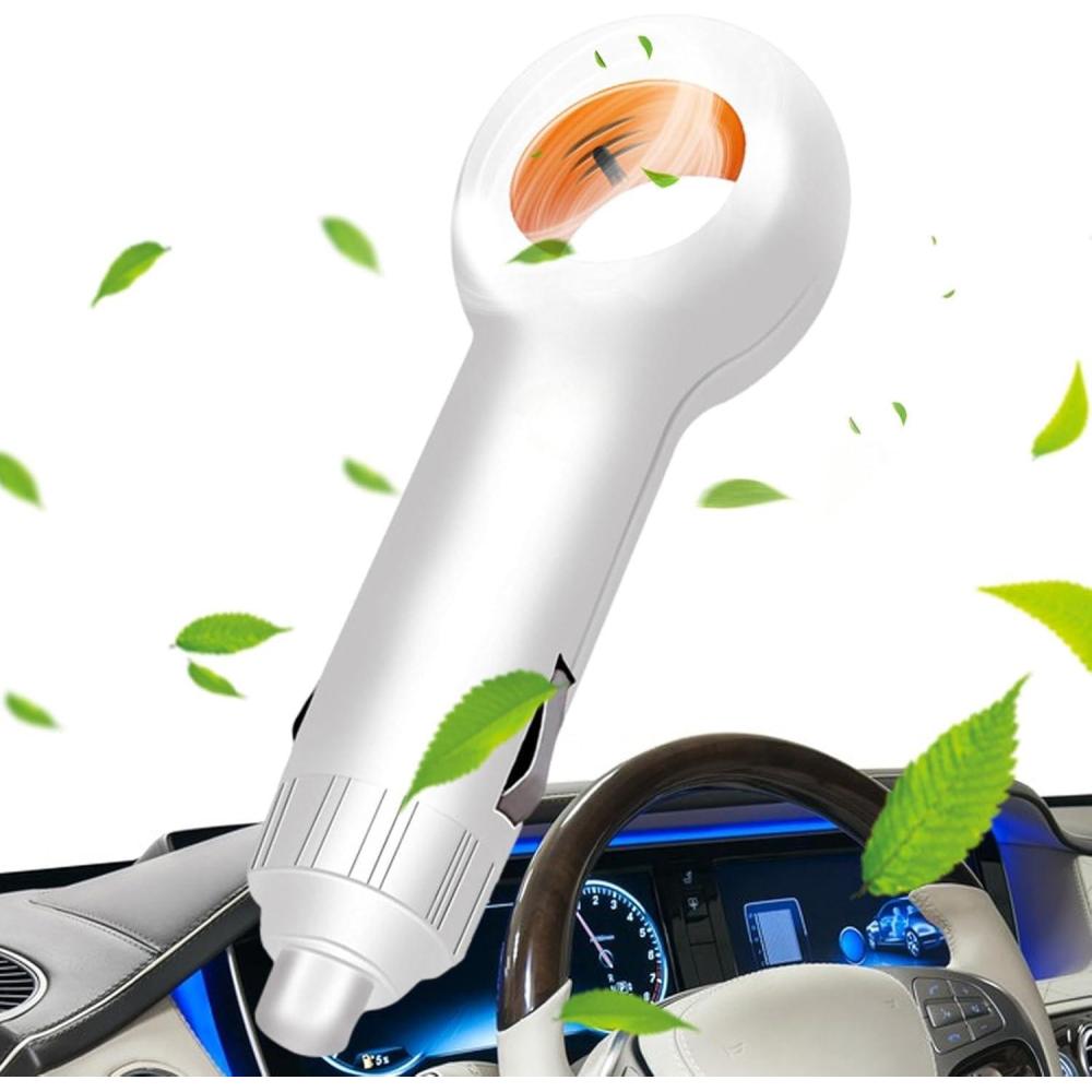 image:imagePurificateurs dair Ioniseur Mini purificateur dvoiture filtre air systme filtration ionique ngatif limine la fume et les odeurs pour les voyages la maison TebinziPurificateur Dair de Voiture Blanc