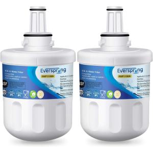 2× Remplacement du filtre à eau du réfrigérateur pour Samsung DA29-00003G,DA29-00003F, HAFIN1, HAFIN1/EXP,DA29-00003B, DA29-00003A, DA97-06317A, RFC1100A paquet de EVERSPRING (facture disponible)