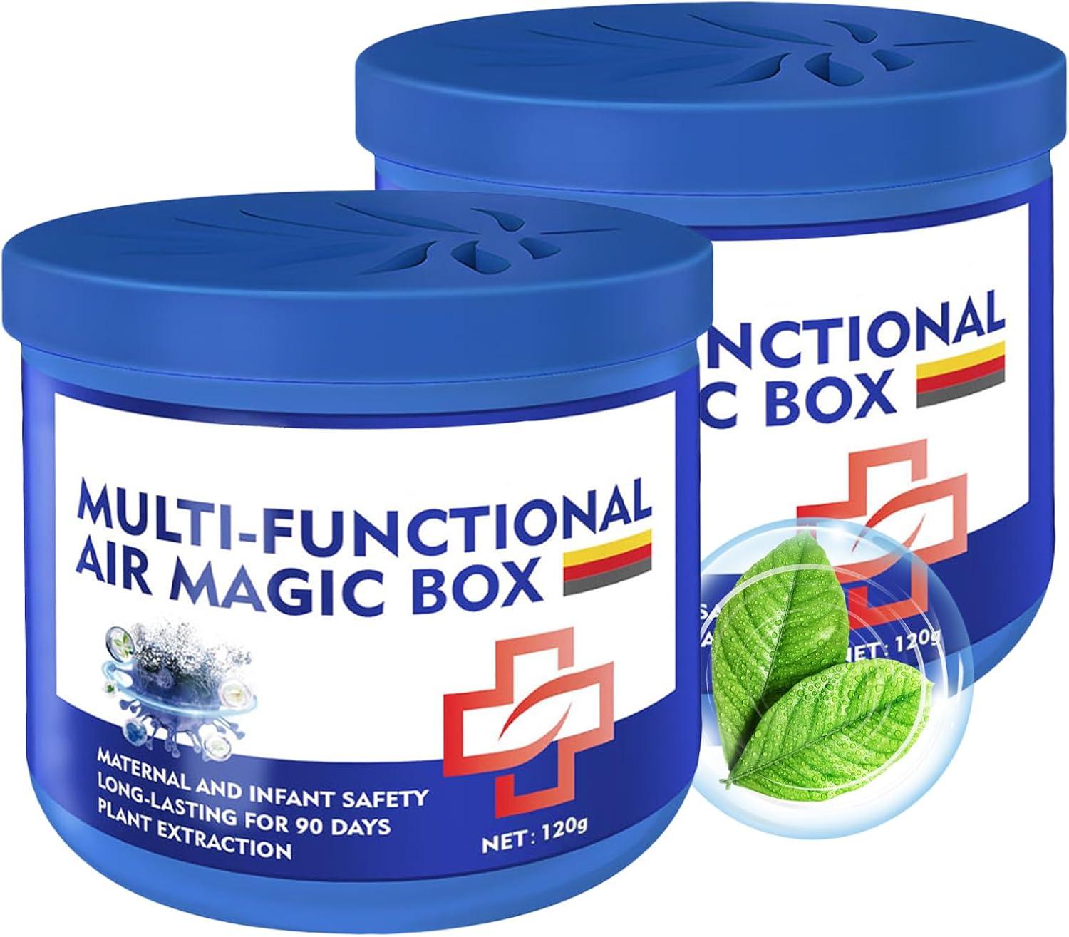 image:imageAir Magic Box Bote de Purification AntiPoussirePurification Naturelle par Silencieuse en 2 Pices Purificateur dAir pour Pices pour Salon Bureau Cuisine Appartement et Maison