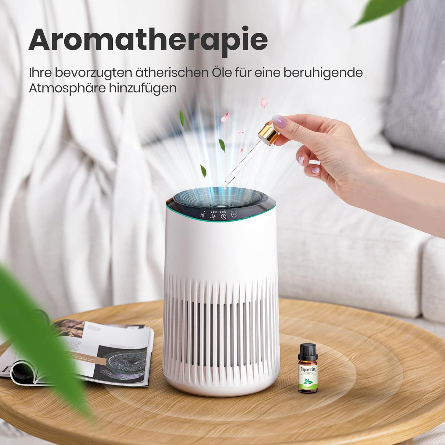 image:imageOperan Purificateur dair pour personnes allergiques purificateur dair pour fume pellicules danimaux domestiques odeurs avec ponge parfume petit purificateur dair avec mode veille pour