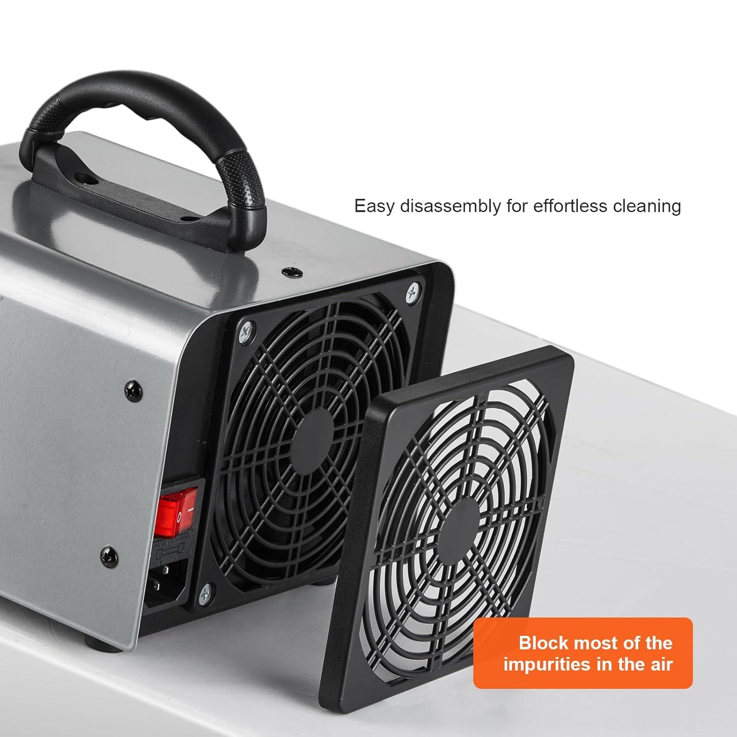 image:imageVEVOR Gnrateur dOzone Purificateur dAir 36000 mgh Gnrateur O3 pour liminer les Odeurs Commercial Industriel 115 W Grande Capacit Minuterie 0120 min pour Chambres Voitures Animaux Domestiques