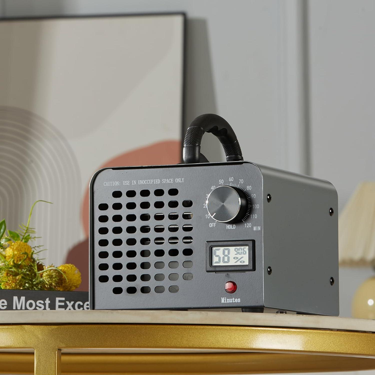 image:imageVEVOR Gnrateur dOzone Purificateur dAir 36000 mgh Gnrateur O3 pour liminer les Odeurs Commercial Industriel 115 W Grande Capacit Minuterie 0120 min pour Chambres Voitures Animaux Domestiques