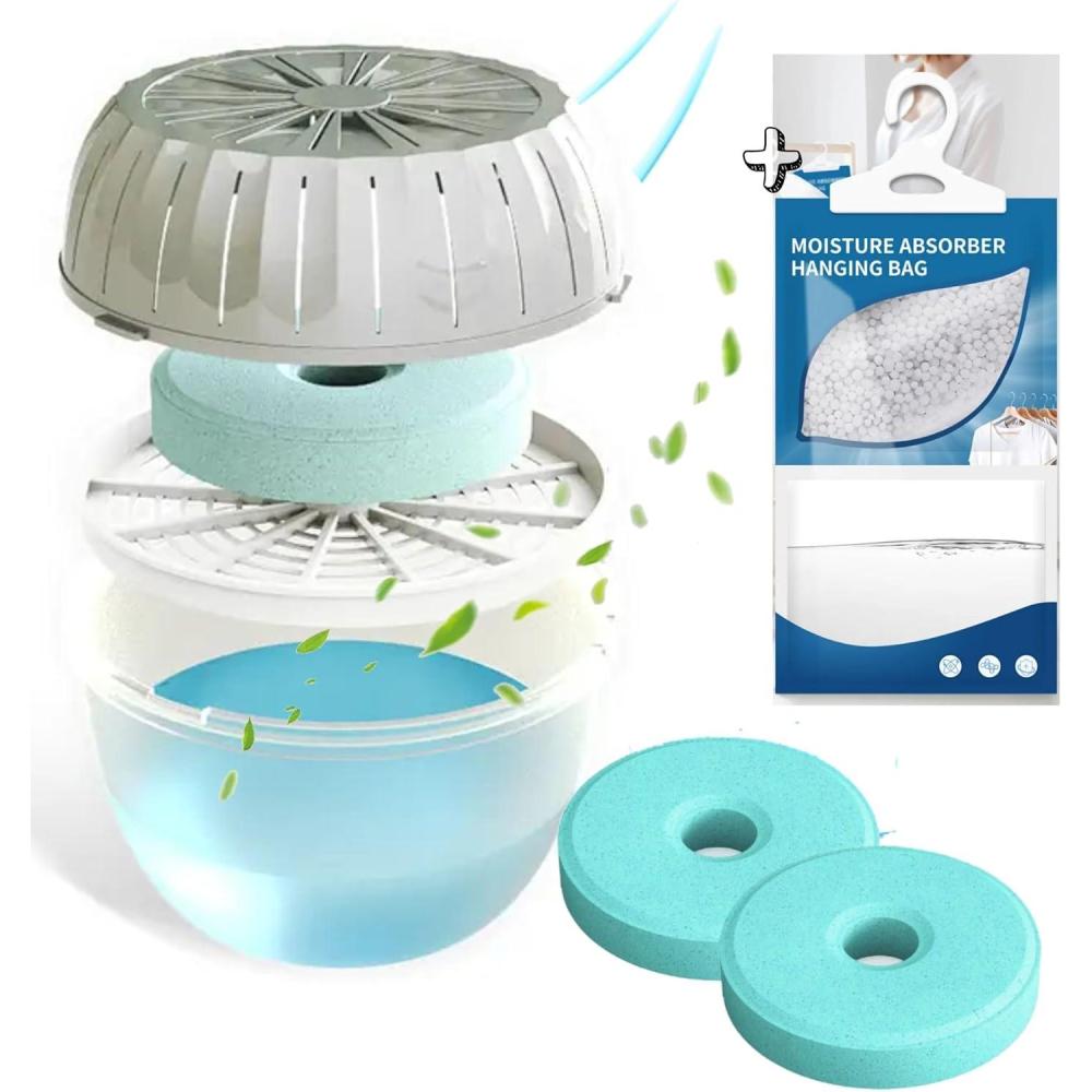 image:imageDshumidificateur dAir 25m Rsultat express Protger Votre Intrieur Absorbeur Dhumidit Sachet Dressing 2 Recharges Parfumes AntiMoisissure Parfait pour Maison Salle de Bain Placard