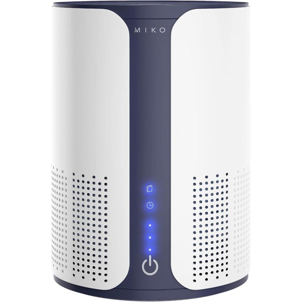 image:imageMIKO purificateur dair HEPA couvrant jusqu 86 m2 3 vitesses de ventilateur minuterie intgre CADR de 150 mode veille Le filtre True HEPA H13 limine 9997 de la fume et du pollenIbuki