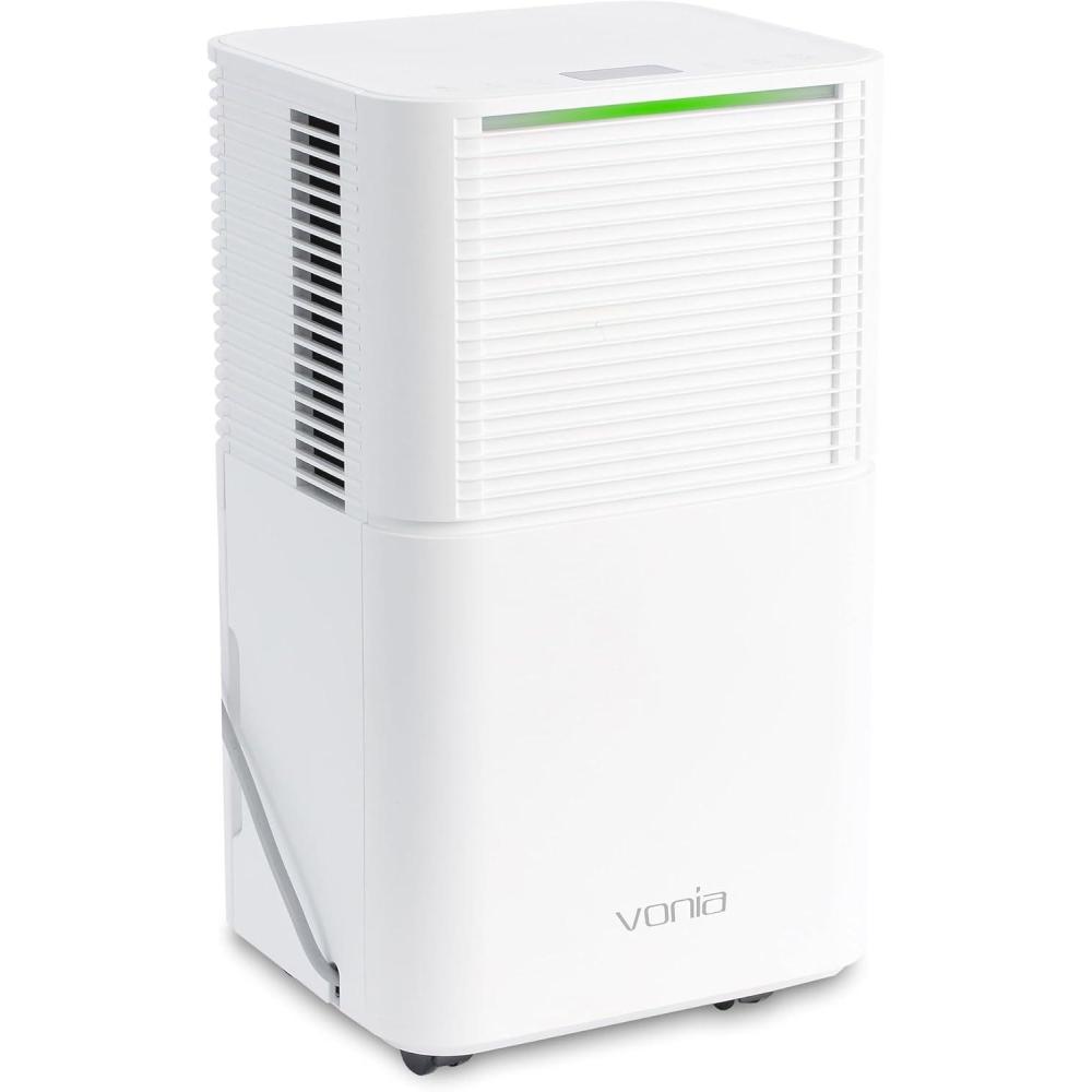 image:imageVonia Dshumidificateur Compact 12Ljour Mode Silencieux Rservoir 25L Minuterie 24H Pour Pices de 2035 Blanc AirDry 1212 L
