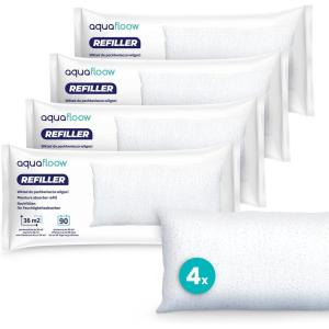Aquafloow 12x Sachets de Granulés pour Déshumidificateur 280 g, Contrôle des Moisissures pour Pièces de 20 m² | Recharges Ultra-Absorbantes(4x 450g)