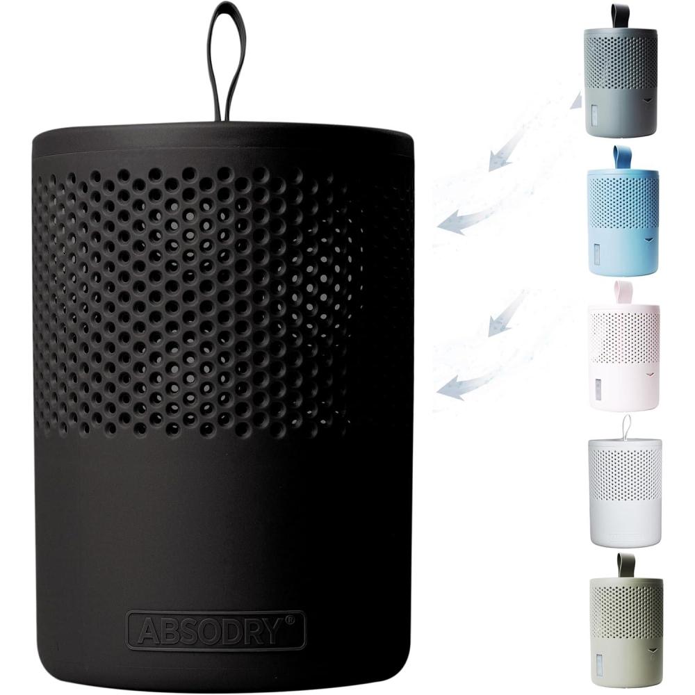 image:imageAbsoDry Duo Family Dshumidificateur dair anti moisissure non lectrique Absorbeur dhumidit Pour une meilleure qualit de lair Anti humidit maison salle de bain chambre Gris foncNoir