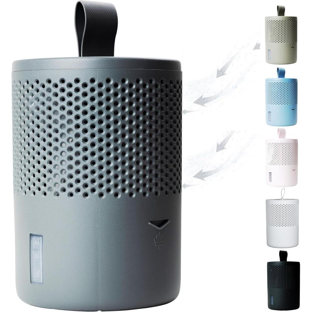 image:imageAbsoDry Duo Family Dshumidificateur dair anti moisissure non lectrique Absorbeur dhumidit Pour une meilleure qualit de lair Anti humidit maison salle de bain chambre Gris foncGris