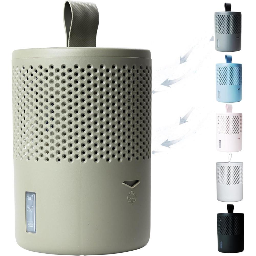 image:imageAbsoDry Duo Family Dshumidificateur dair anti moisissure non lectrique Absorbeur dhumidit Pour une meilleure qualit de lair Anti humidit maison salle de bain chambre Gris foncVert