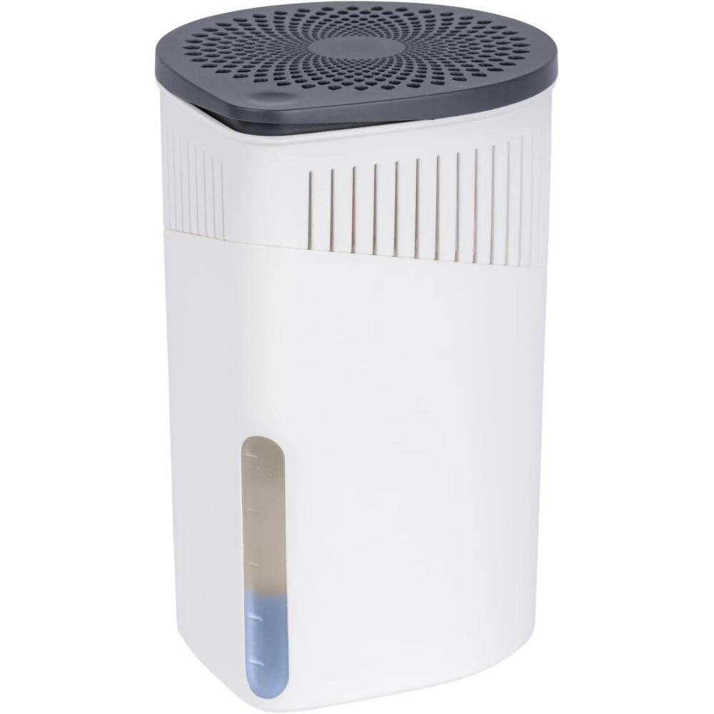 image:imageWENKO Dshumidificateur Design Drop Rechargeables 1kg Absorbeur dhumidit intrieurs Cave Caravane Elimine lhumidit Anti moississure Jusqu 3 Mois Idal jusqu 80m 15x23cm Blanc