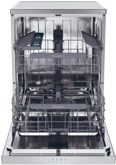 image:imageCANDY LaveVaisselle Rapido 14 Couverts Classe nergtique E Maxi Cuve Wash ampamp Dry 35 min Ouverture Automatique Contrle Distance Blanc 60 x 85 cm Modle CF 4E7L0A