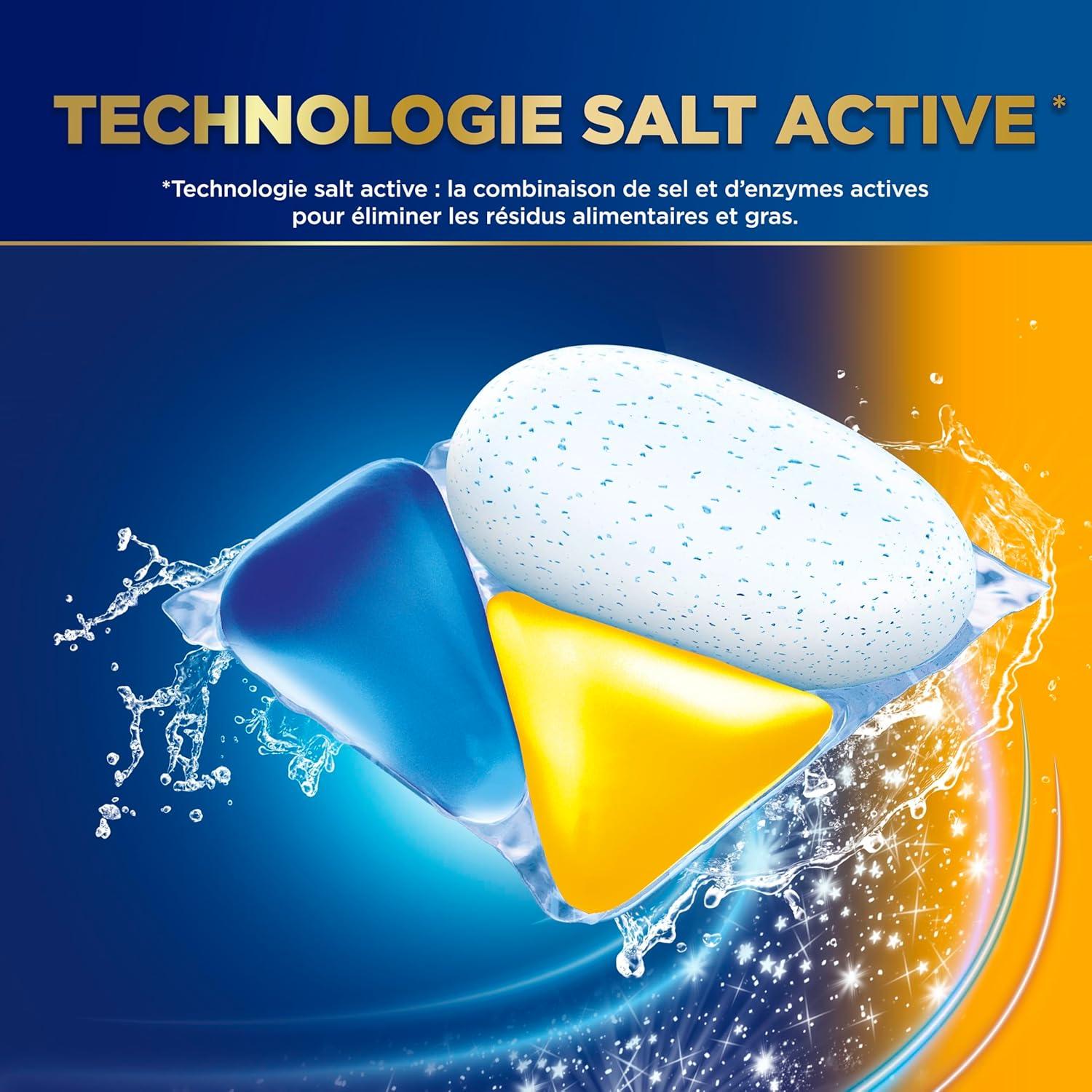 image:imageSun Pastilles LaveVaisselle Tout en 1 Absolu dgraissent Efficacit Imbattable sur les Tches Tenaces 41 Lavages