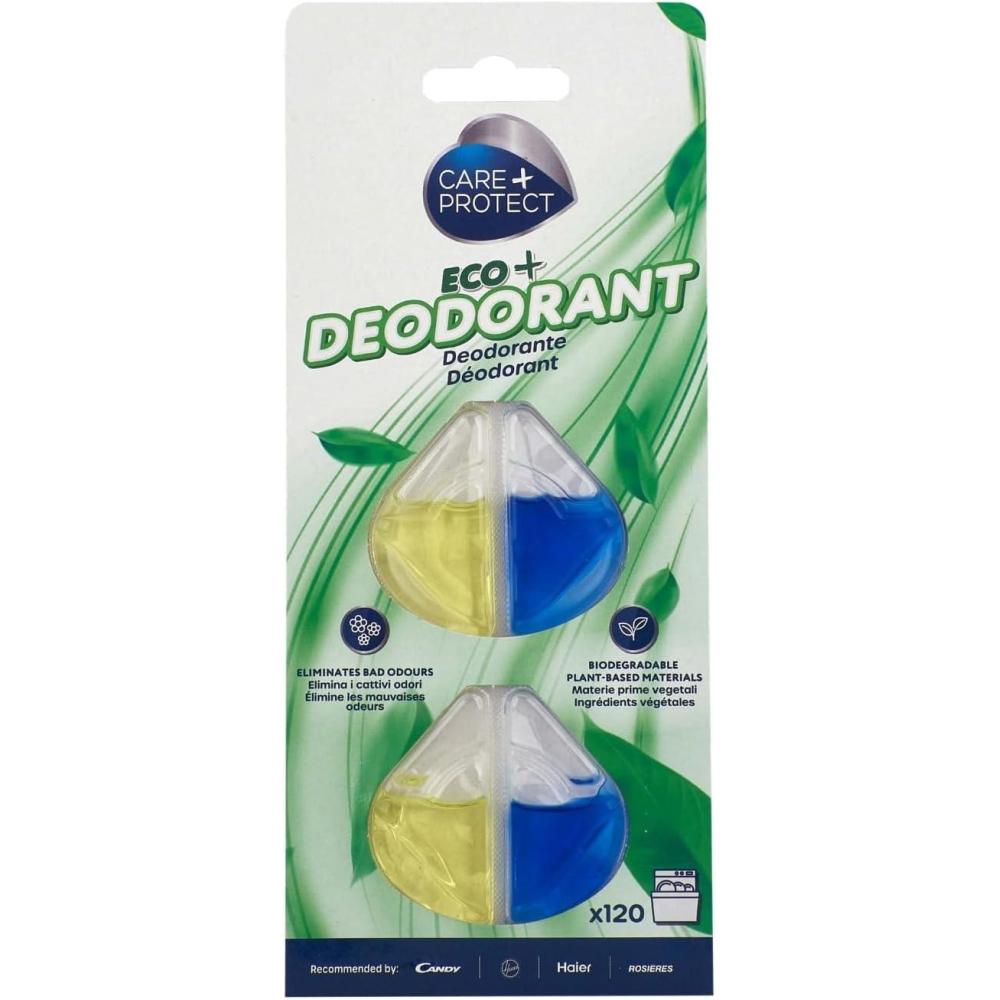 image:imageCAREPROTECT ECO Dodorant pour LaveVaisselle limine les Mauvaises Odeurs Parfum Citron Longue Dure 6 Doses Jusqu 360 Lavages