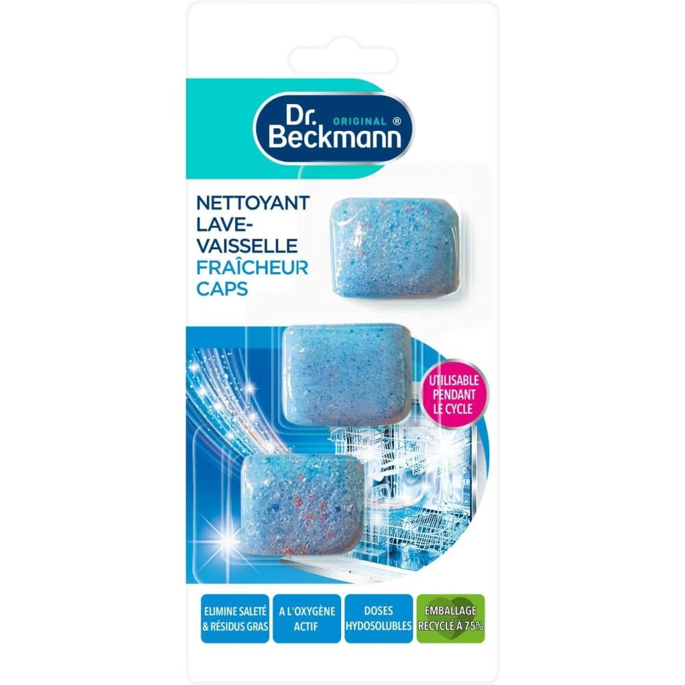 image:imageDr Beckmann Nettoyant LaveVaisselle Fracheur 3 doses de 20g CitronNettoyant LaveVaisselle Caps