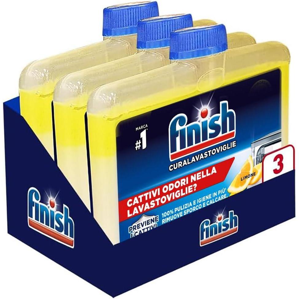 image:imageFinish Portevaisselle Additif Lavevaisselle 3 Produits de 250 ml Citron Remboursement de 2 soit 1 pour chaque produit avec le cachet achet