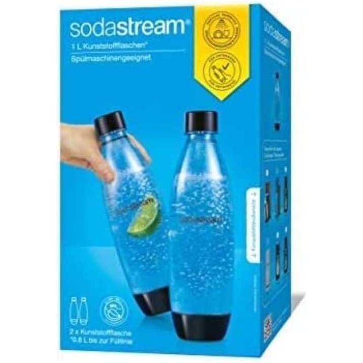 image:imageSodaStream Pack de 2 Bouteilles 1L LaveVaisselle FuseSans motif