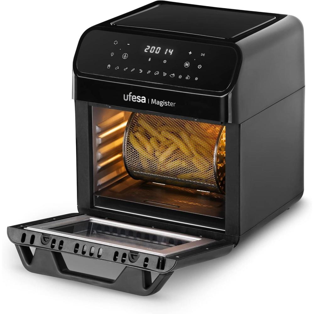 image:imageUfesa Magister Friteuse lectrique Air Air Fryer XXL 12 L 12 programmes 1850W Minuterie Temprature 200C 6 Accessoires inclus Sans BPA12 L