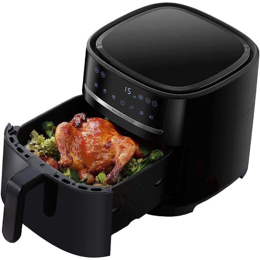 image:imageXIAOMI Air Fryer 6L Friteuse air chaud XXL 1500 W rglable de 40 200 circulation dair chaud 360 6 programmes friture sans huile noire