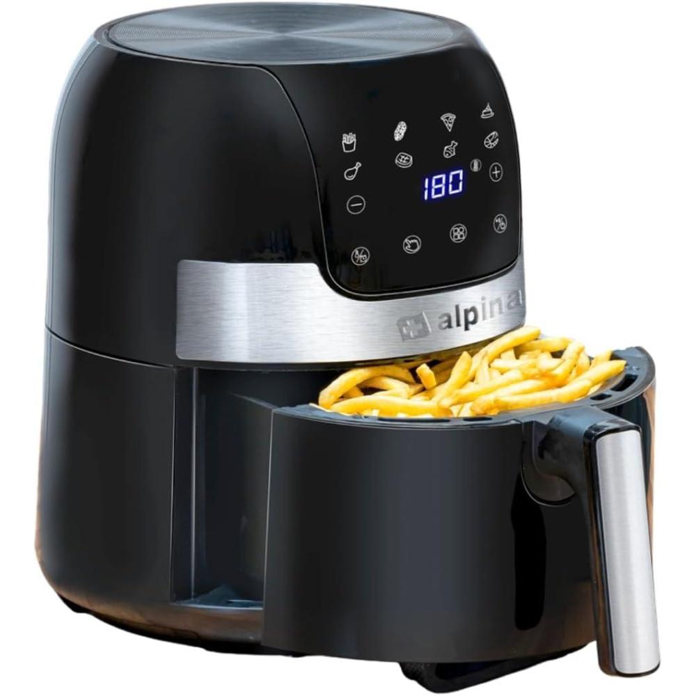 image:imagealpina Airfryer Friteuse lectrique 35L 80 200 C Minuterie jusqu 60 minutes 1400W cran Numrique Noir