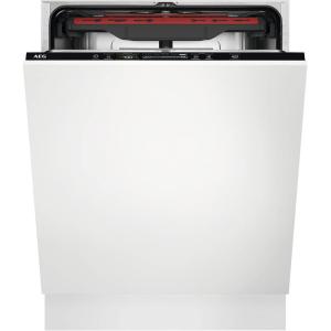 AEG FSB53907Z Lave-vaisselle entièrement intégré, 60 cm/AirDry – résultats de séchage parfaits, économie d&rsquo;énergie, tiroir MaxiFlex, présélection du temps de démarrage – arrêt d&rsquo;eau, extra silencieux