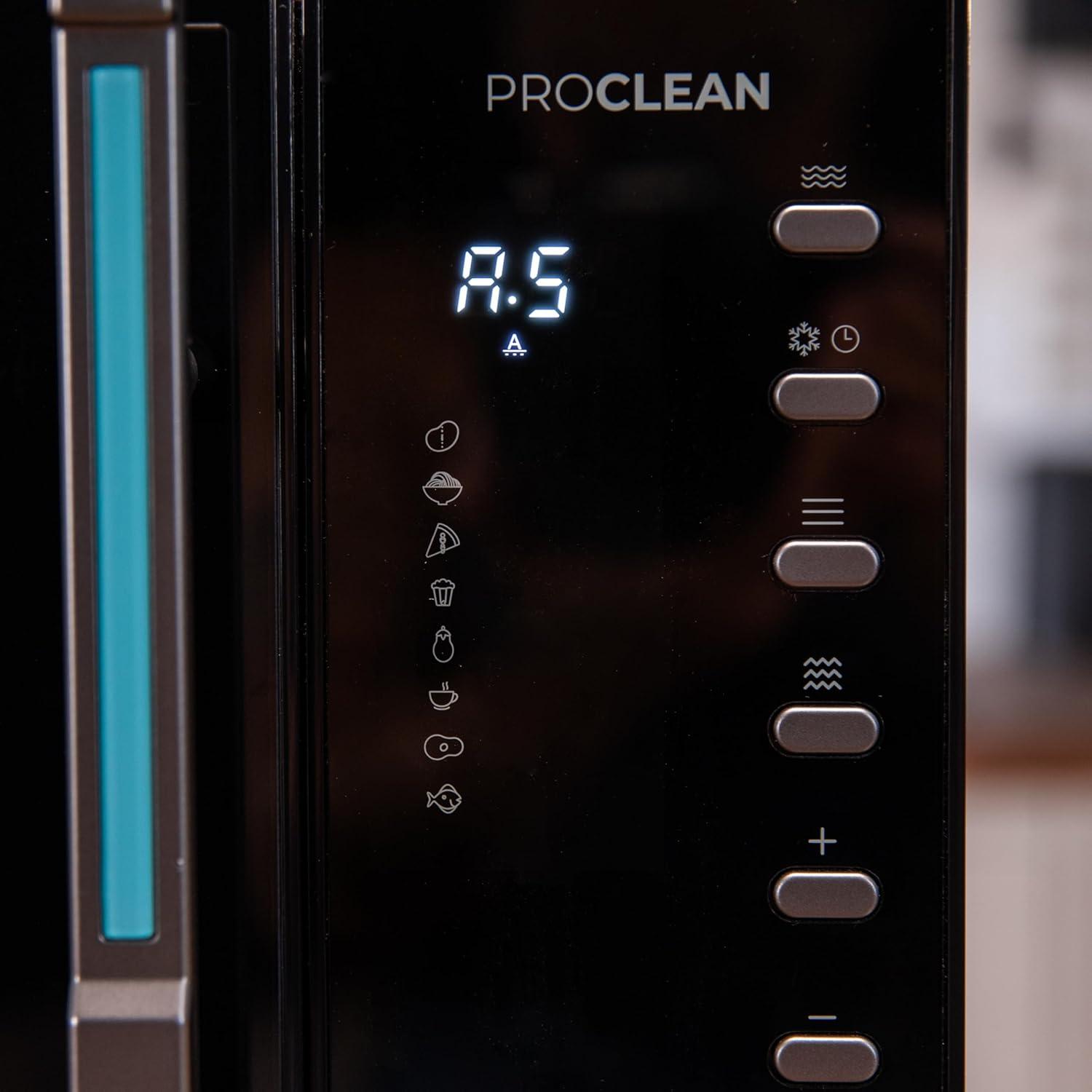 image:imageCecotec Microondes Numrique avec Grill de 23L Proclean 5130 800W et 1000W de Grill Cuisson Uniforme 5 Niveaux de Puissance Fonction Dconglation Minuterie 60mins Plateau Tournant 285mm
