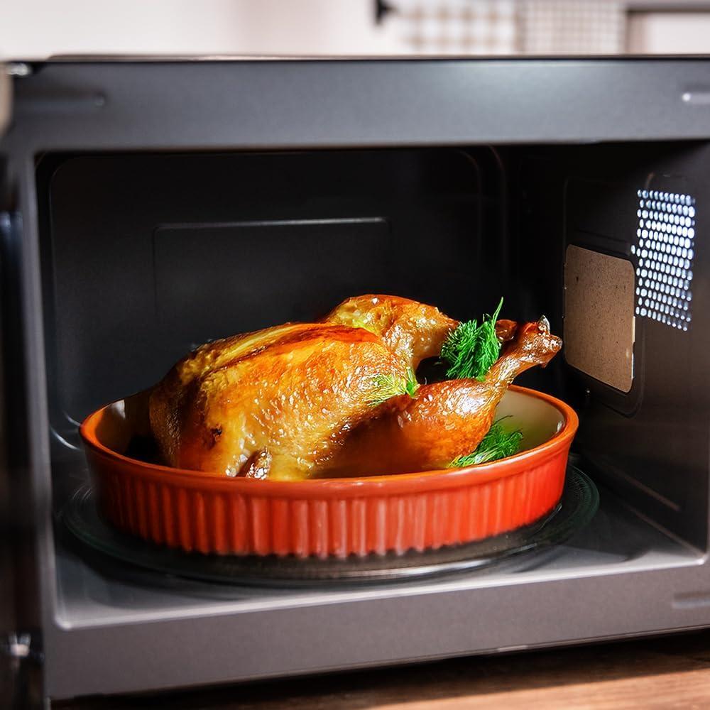 image:imageCecotec Microondes Numrique avec Grill de 23L Proclean 5130 800W et 1000W de Grill Cuisson Uniforme 5 Niveaux de Puissance Fonction Dconglation Minuterie 60mins Plateau Tournant 285mm