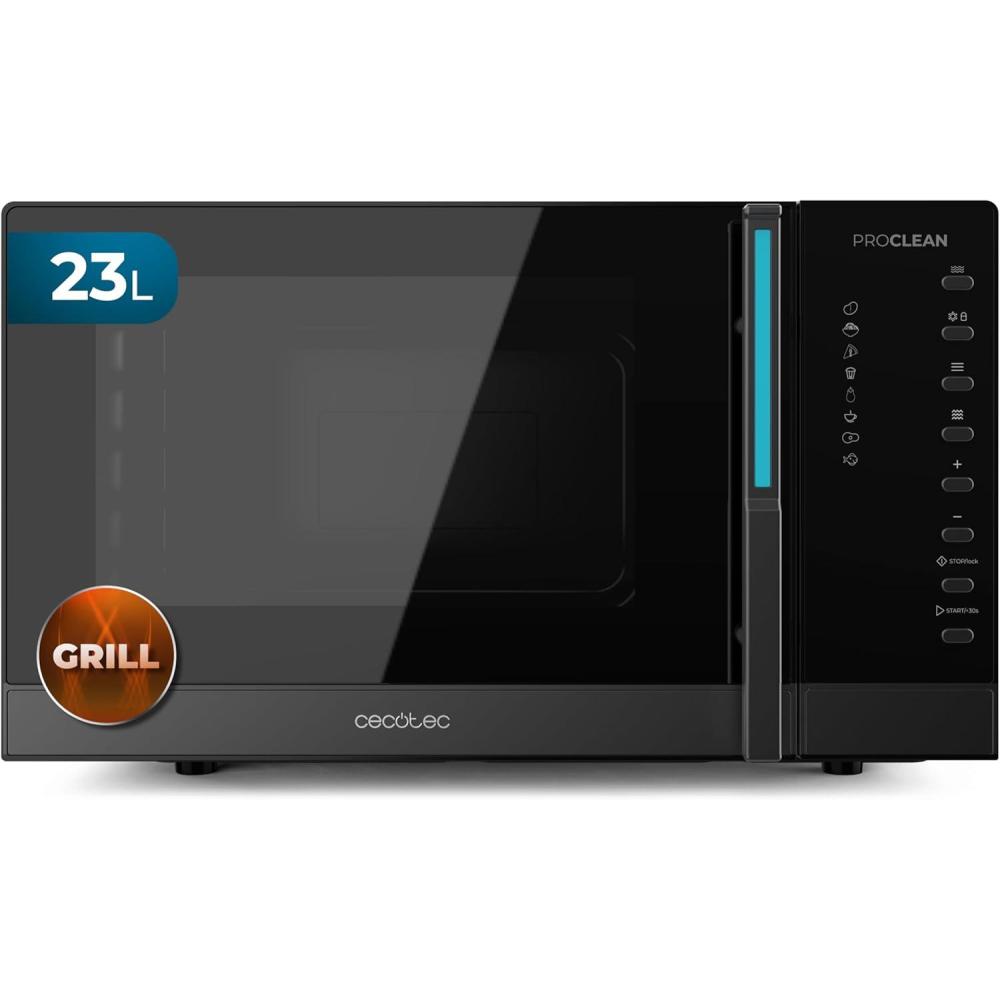 image:imageCecotec Microondes Numrique avec Grill de 23L Proclean 5130 800W et 1000W de Grill Cuisson Uniforme 5 Niveaux de Puissance Fonction Dconglation Minuterie 60mins Plateau Tournant 285mm
