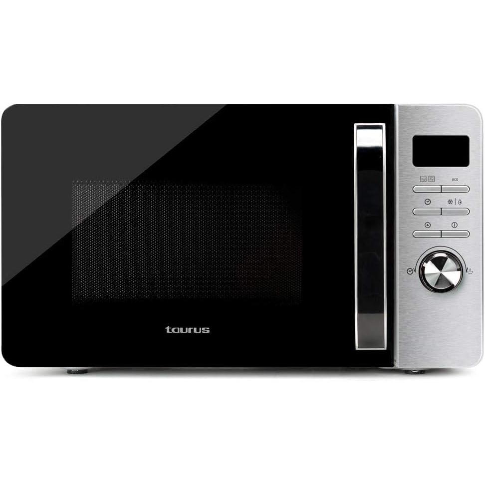 image:imageTaurus Fastwave 25 Digital Microondes 900W 25L Fonction grill 1000W Mode ECO Dconglation MultiCook QuickStart Programmable Autoclean Revtement ShinyampampClean 99min InoxDigital