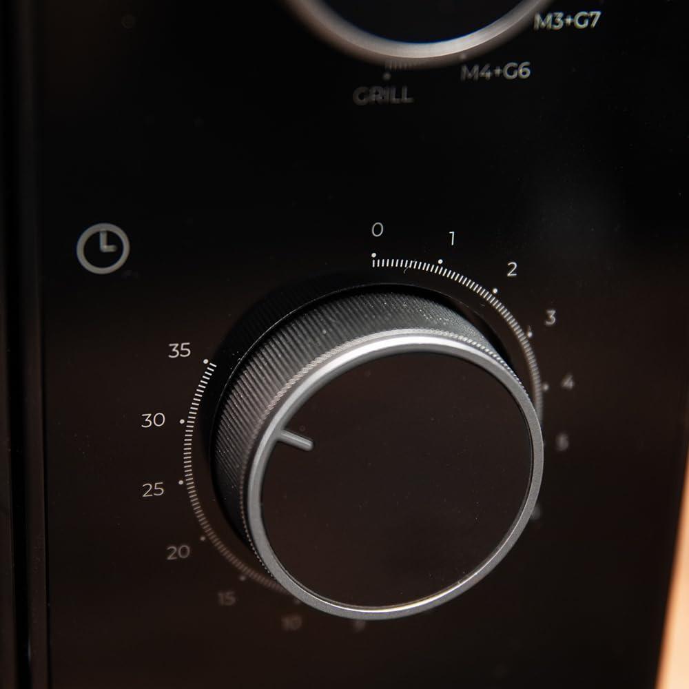 image:imageCecotec Microondes Mcanique avec Grill de 23L Proclean 4120 800W et 1000W de Grill Cuisson Uniforme 8 Niveaux de Puissance Fonction Dconglation Minuterie 35mins Plateau Tournant 285mm