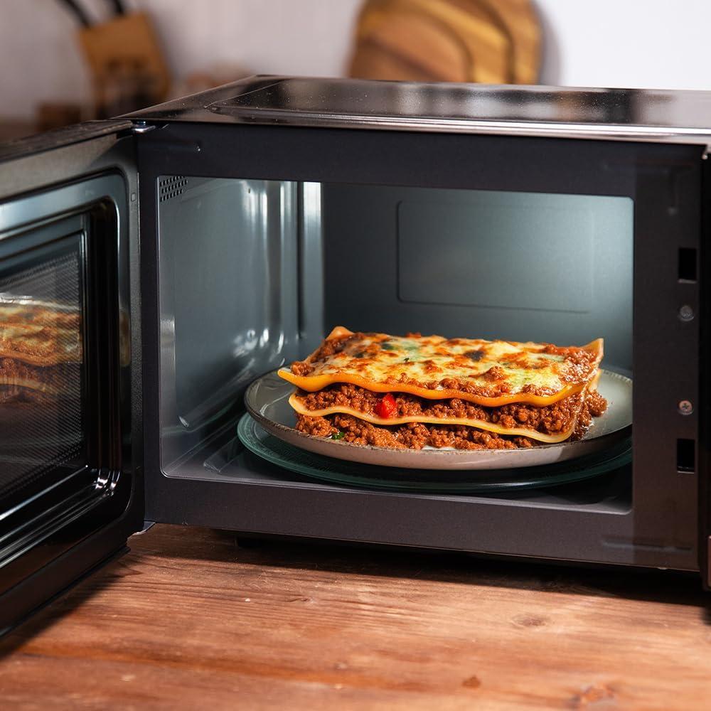 image:imageCecotec Microondes Mcanique avec Grill de 23L Proclean 4120 800W et 1000W de Grill Cuisson Uniforme 8 Niveaux de Puissance Fonction Dconglation Minuterie 35mins Plateau Tournant 285mm