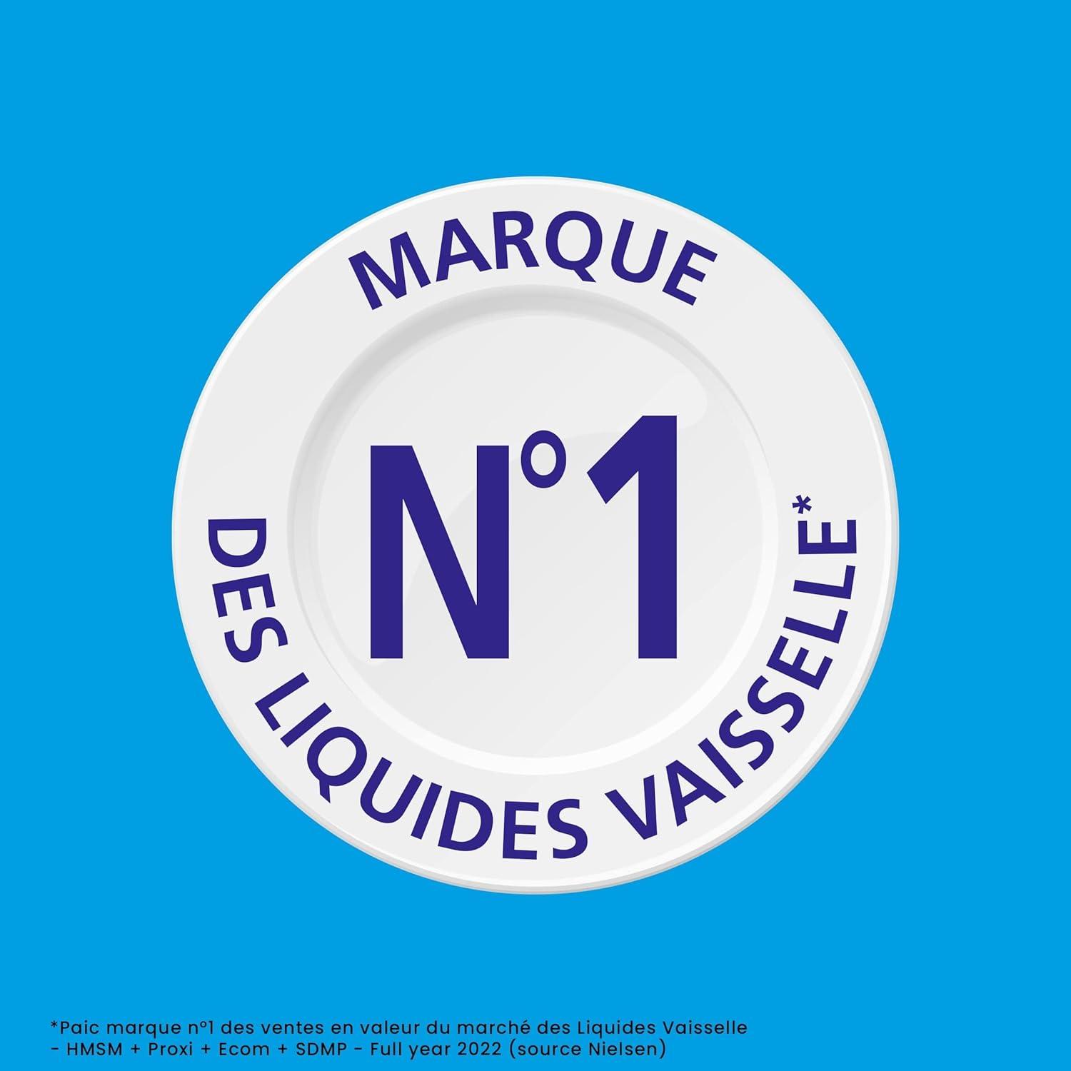image:imagePAIC Liquide Vaisselle Fracheur Citron Vert Action Nettoyante Dgraissante et AntiOdeur Format conomique Bidon de 5LJaune