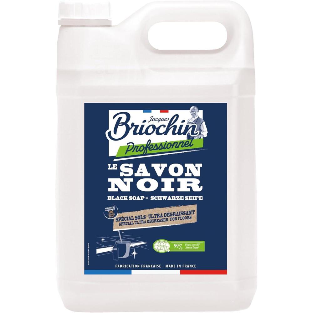 image:imageBriochin professionnel Liquide vaisselle pour plonge Ecocert 5LSavon noir sols