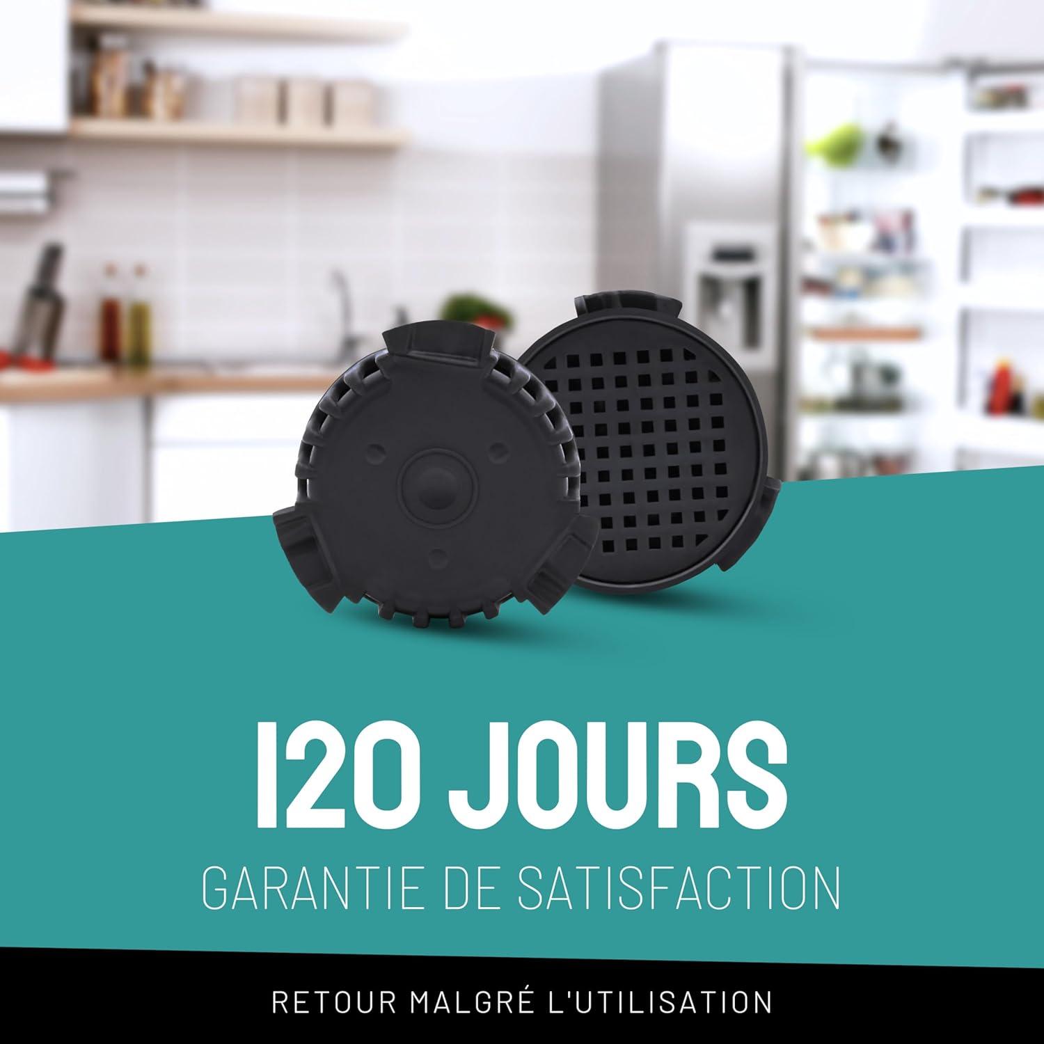 image:imageFiltre charbon actif 4 pices adapt Liebherr 9096342 9881116 7440006 9882304 et Miele 10806820 Rfrigrateur Filtre