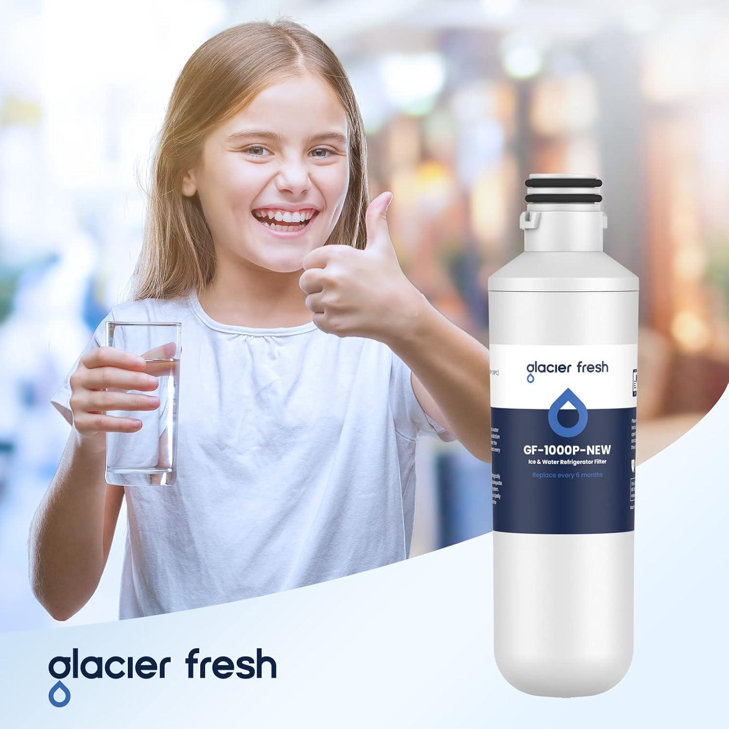 image:imageGLACIER FRESH LT1000PC ADQ747935 Filtre eau et filtre air de remplacement pour LG LT1000PPCPCS LMXS28626S LFXS26973S MDJ64844601 ADQ74793501 ADQ74793502 et LT120F 333 Unit