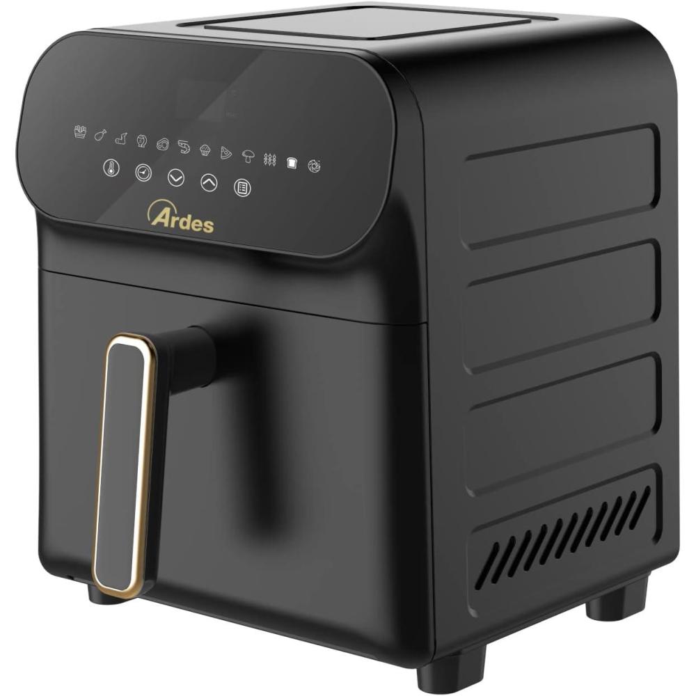 image:imageARDES ARAMFRY34 Friteuse air chaud Capacit de 5 litres Petite friteuse air avec cran tactile numrique et minuterie de 60 minutes Technologie air rapide Modle Friggisaba MaxiEldorada 6L D